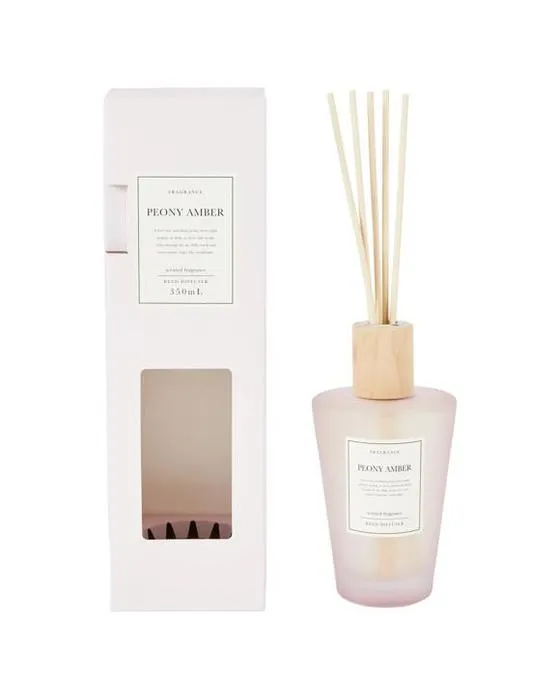 XL Pivoine givrée Diffuseur de roseau ambre 350ml