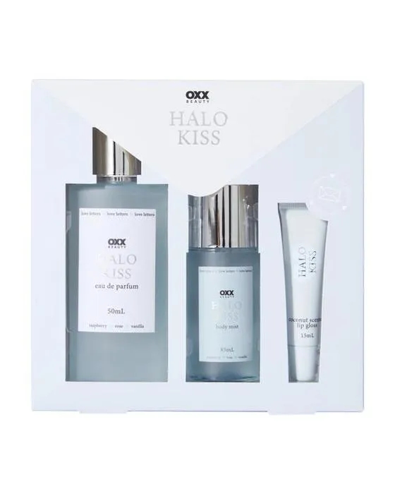 Ensemble cadeau de baisers de Halo de beauté OXX