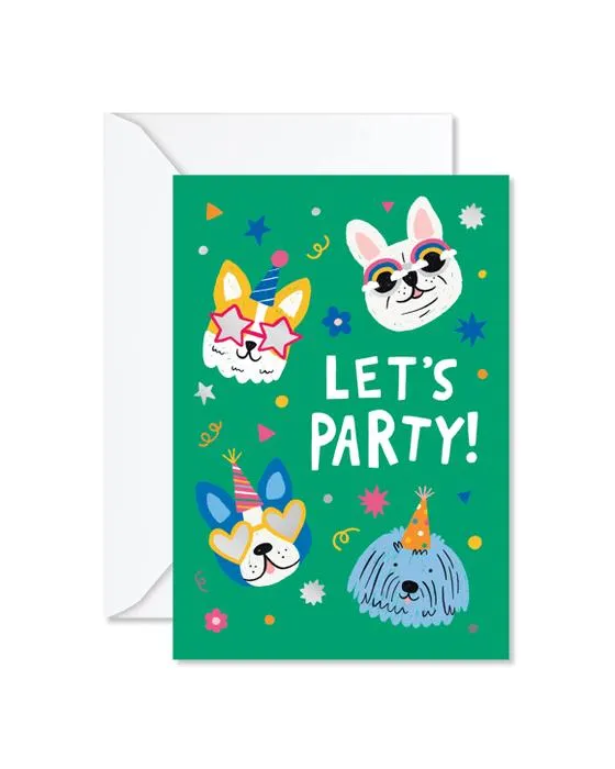 Carte d'anniversaire de Hallmark - Animal de fête