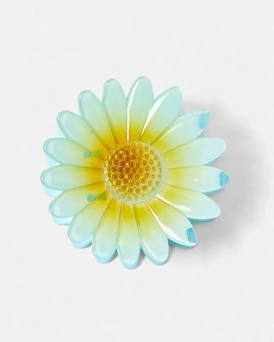 Clip de cheveux de la Daisy bleue