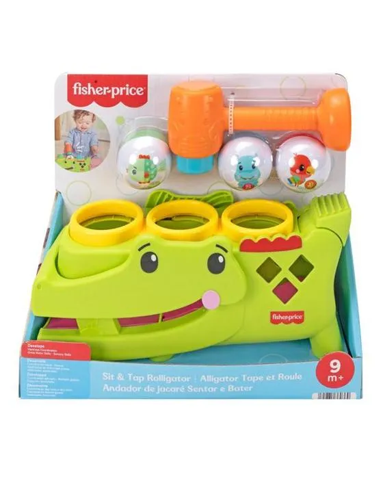 Fisher-Price Fisher - Prix Sit & Tap Rolligator - Vert