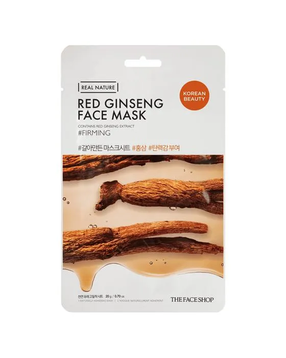 Le magasin de visage vraie nature Ginseng rouge masque visage 20g