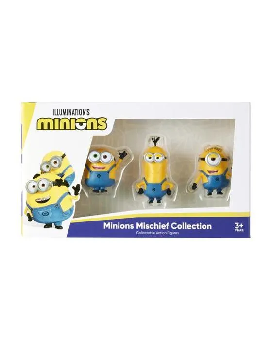 3 Pack Collection de Minions Déchirures d'Illumination Chiffres d'action collectables