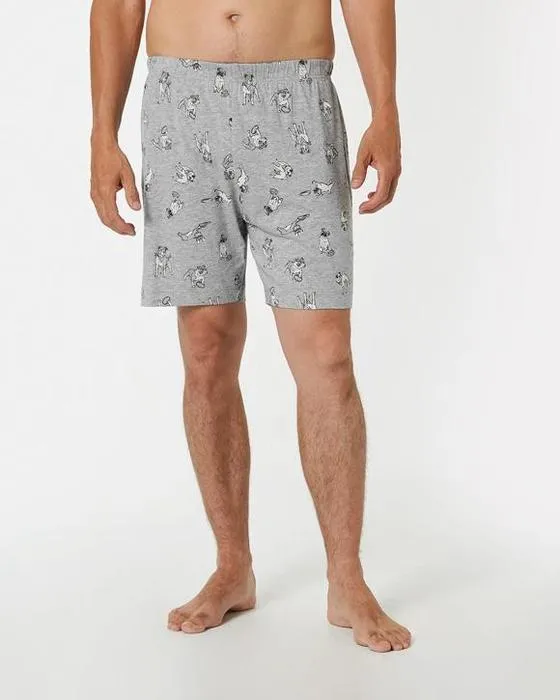 Jersey Imprimer Shorts de sommeil