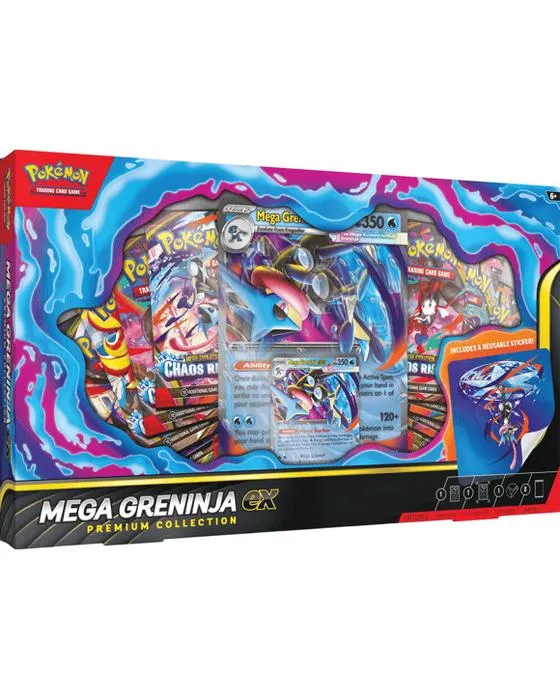 Jeu de cartes de trading de Pokemon: Mega Greninja Ex Premium Collection