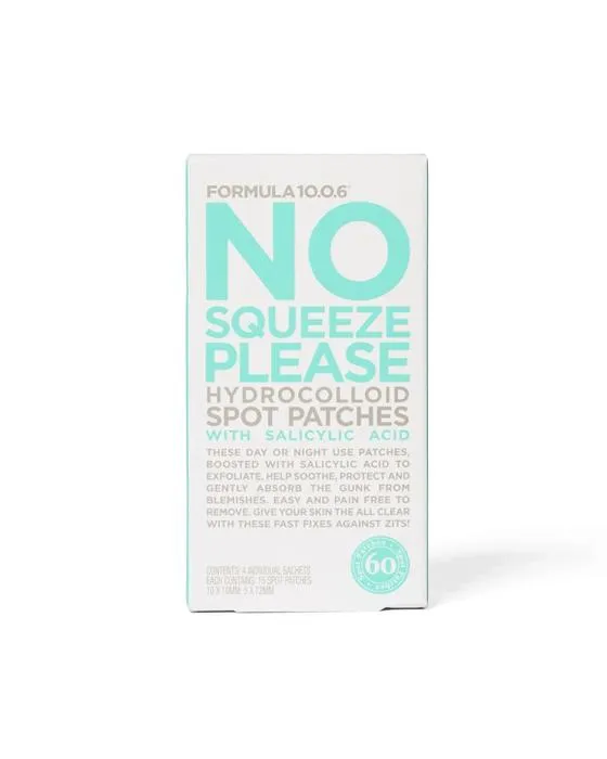 4 Pack Formule 100,6 Pas de pression SVP Patches à taches hydrocolloïdes - avec acide salicylique