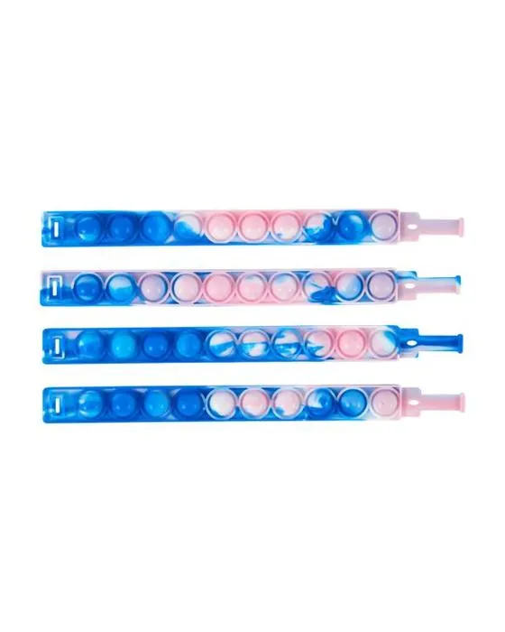 4 Pack Bracelets Fidget Popper