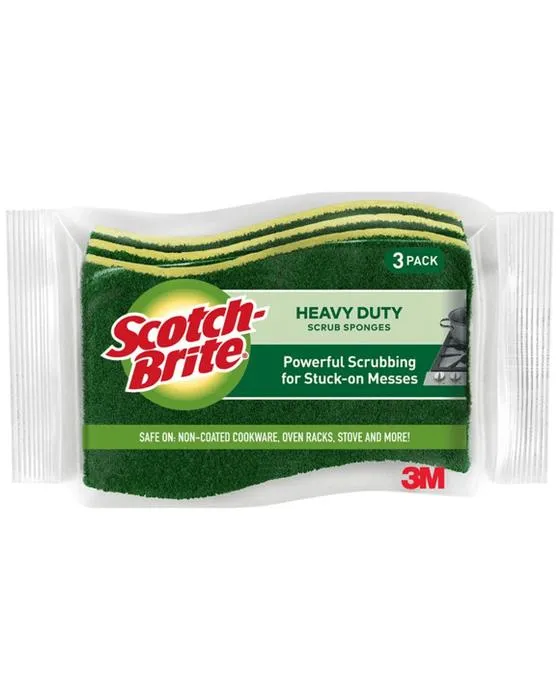 Éponges à égrenage lourd à la truffe scotch-brite 3 Pack
