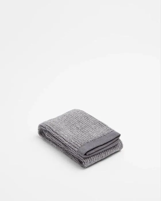 Cible Serviette à main en coton côtelé australien - Piper Marle - Gris