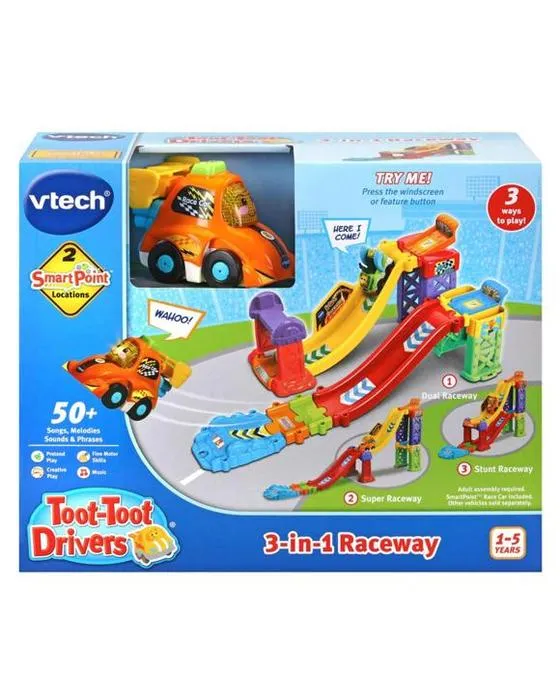 VTech pilotes de toot-toot 3-En-1 Raceway
