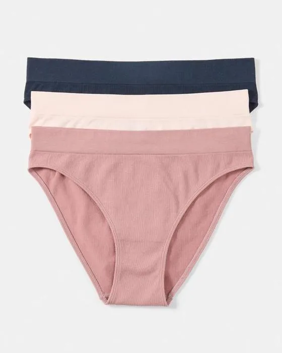 3 Pack de slips de bikini sans coutures