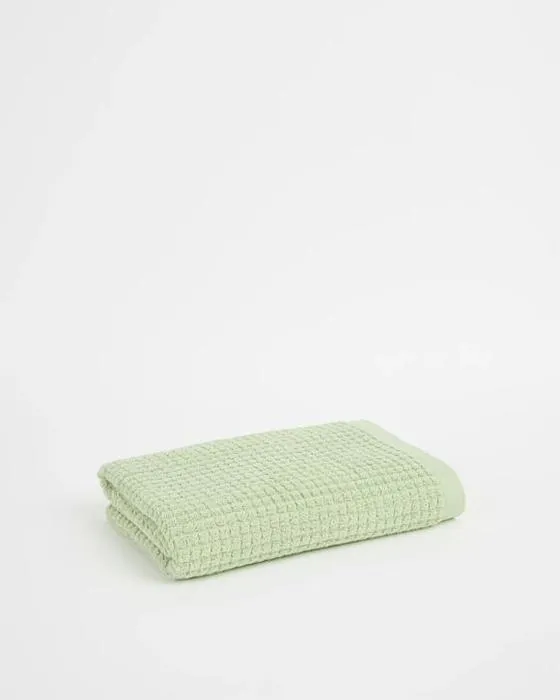 Cible Cassie Serviette de bain en coton australien texturé - Vert