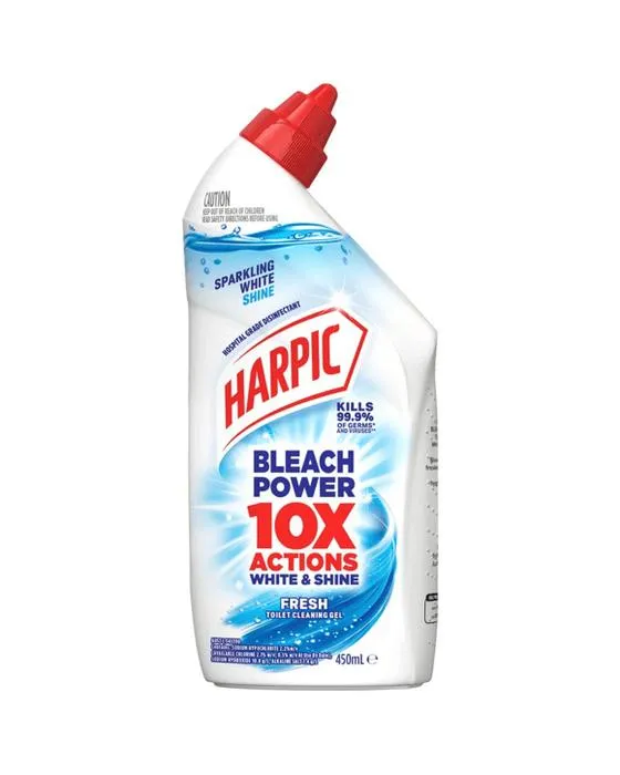 Blanc Harpic et brillant Puissance ultime de la Mèche 450ml