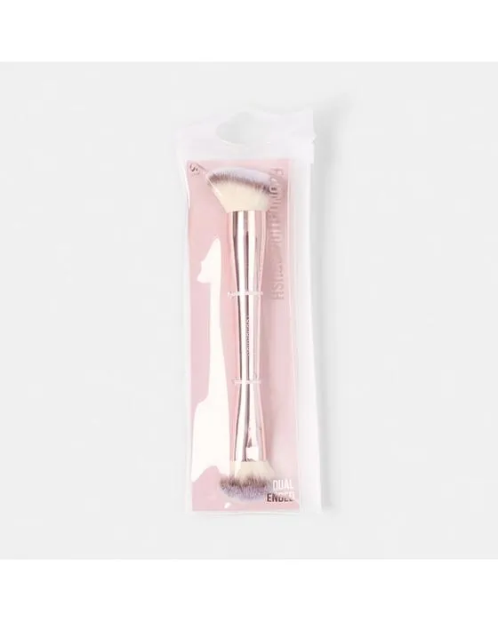 Brosse de fondation double extrémité de cosmétiques OXX