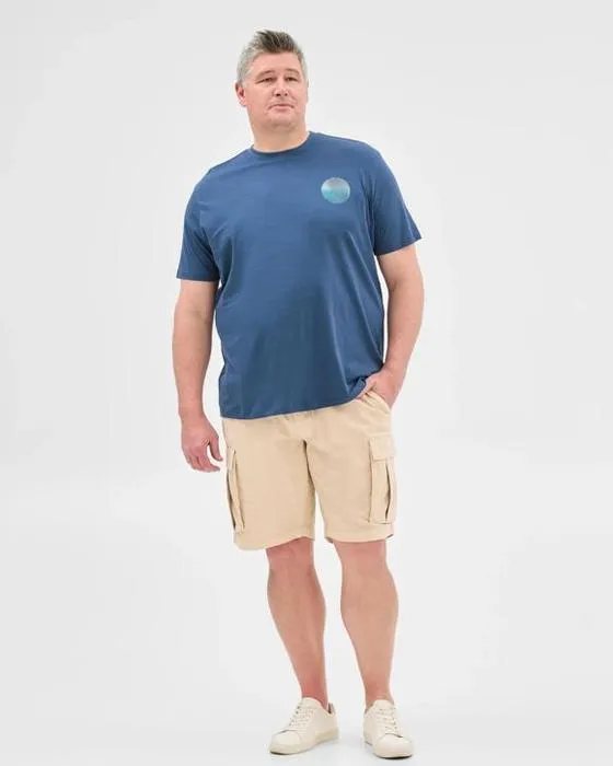 T-shirt Target Plus Taille Australian Cotton Circle Imprimer