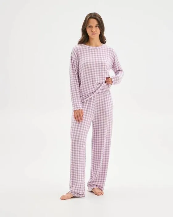 Cible femme Cosy Slub tricot pantalon de sommeil