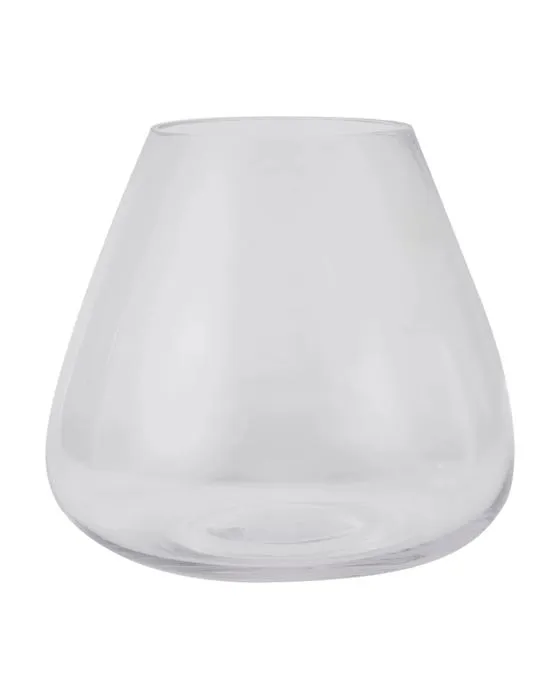 Vase en verre arrondi