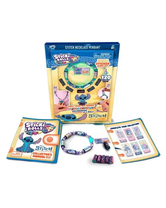 Sticki Rolls Disney Lilo & Stitch Sticker Bracelet et Collier Pendentif Jewelry Making Set