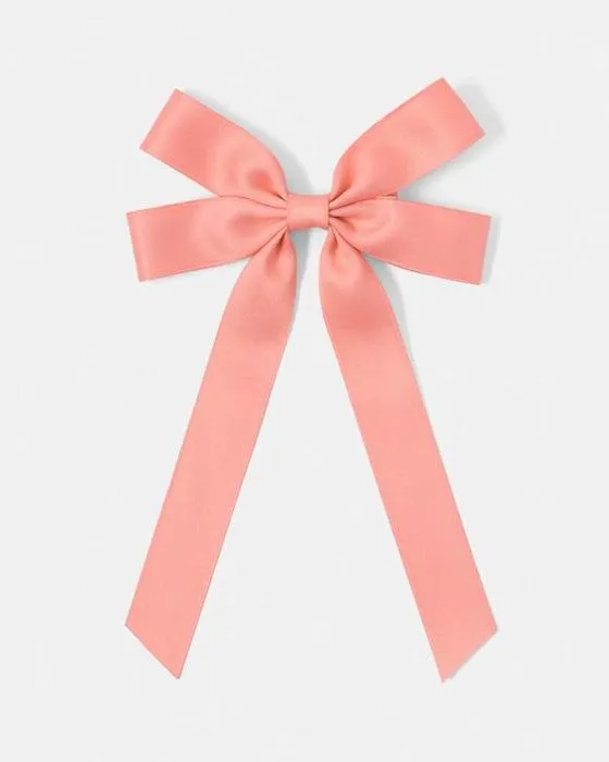 Harmony Day Orange Large Bow Clip cheveux