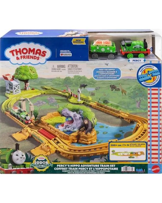 Fisher-Price Thomas et ses amis Sodor Animal Park Percy's Hippo Adventure Train Set