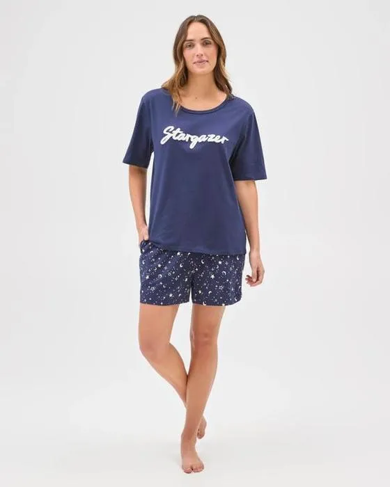 Cible Femme Australienne Coton Imprimé Sommeil Top