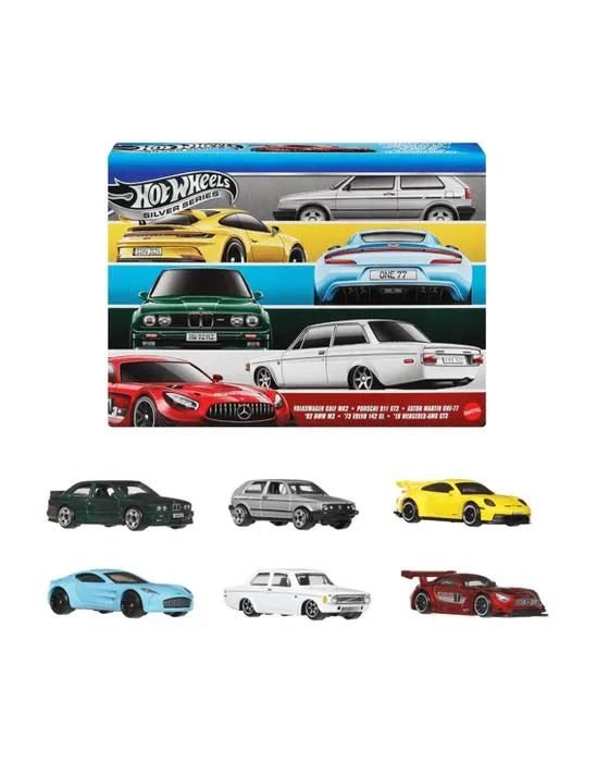 6 Pack Hot Wheels 1:64 Ensemble de voiture de jeu de poids vif