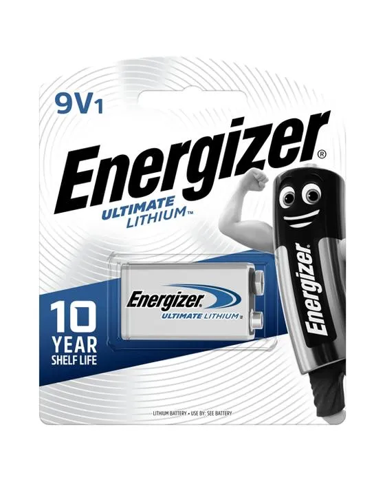 Batterie de lithium ultime energizer 9V