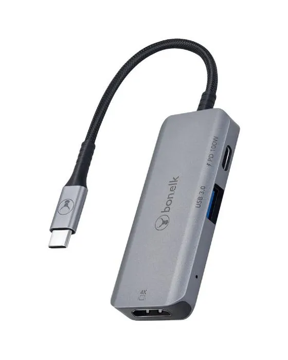 Adaptateur multiport 3-en-1 pour la longue vie de la buse Gris