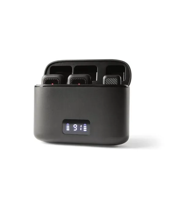 2 Pack Microphones Dual avec Récepteur 360 Deg.