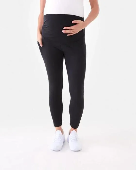 Leggings actifs de grossesse doux toucher