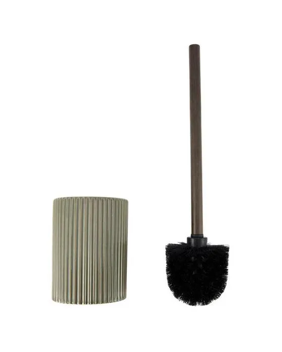 Brosse de toilette verte glaçure