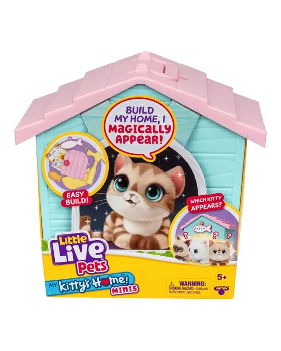 Petits animaux vivants Ma maison de chat Minis Playset