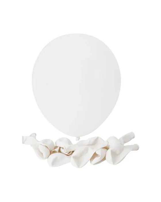 25 Ballons blancs Pack