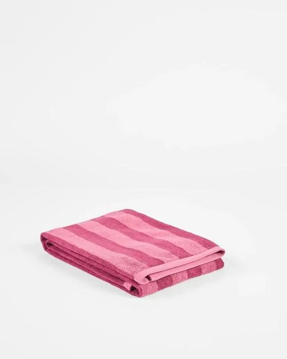 Cible Australien mélange de coton Logan bande serviette de bain - violet