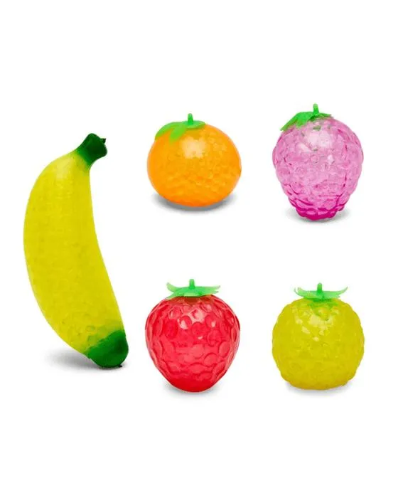 5 Pack ToyMania la boîte sensorielle de jouets squishies de fruits