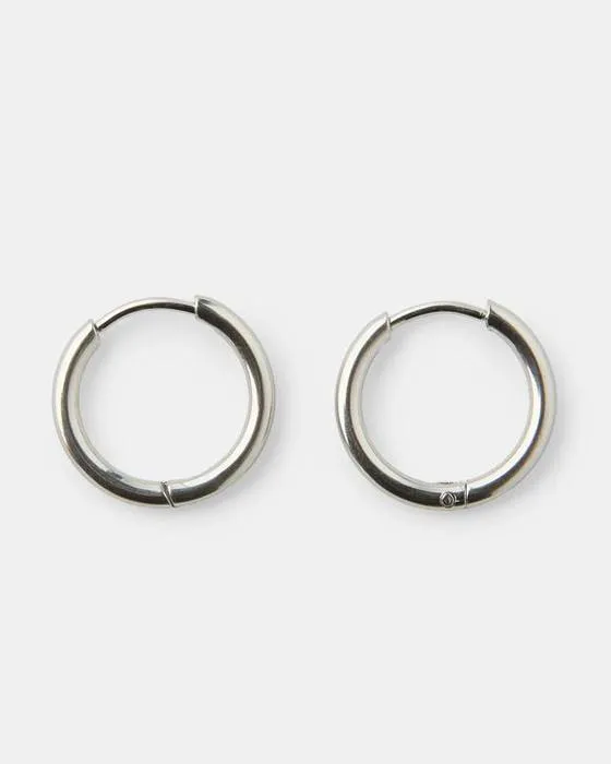 Boucles d'oreilles en acier inoxydable imperméables - Ton argent