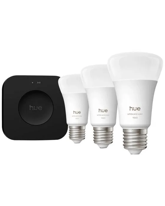 Philips Hue blanc et couleur ampoule intelligente 11W A60 E27 3PK