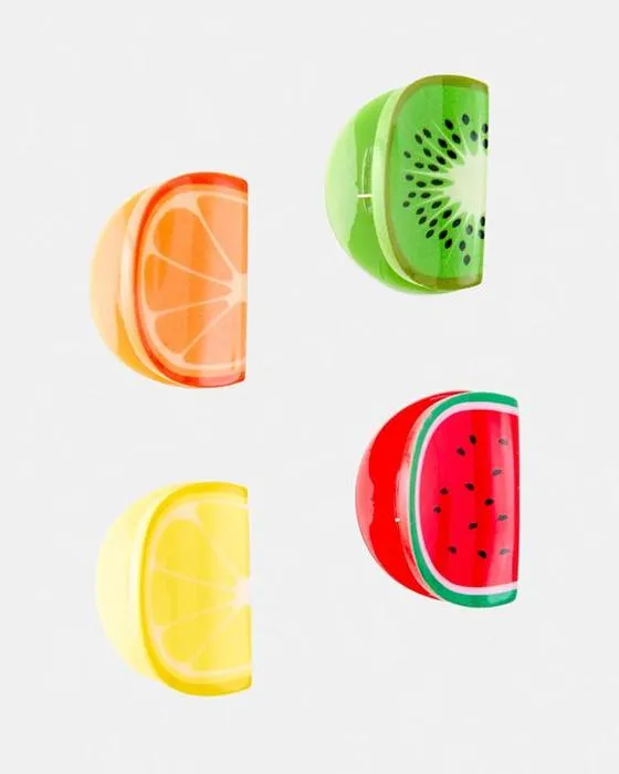 Paquet 4 Mini Fruit Slice clips cheveux