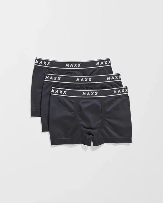 Maxx 3 Pack Hommes sans couture Trunks