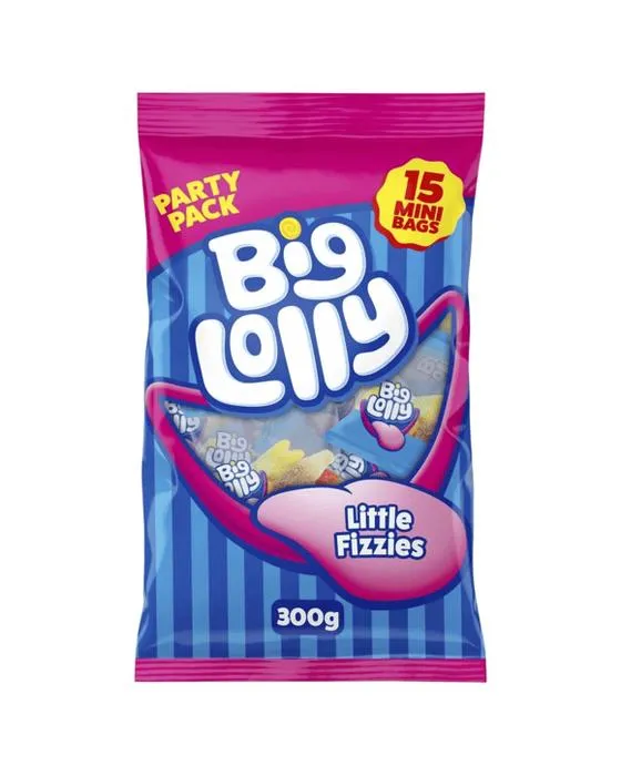 15 Pack Big Lolly Party Pack Mix 300g
