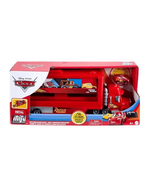 Disney Pixar Voitures Mack Mini Racers Hauler - Rouge