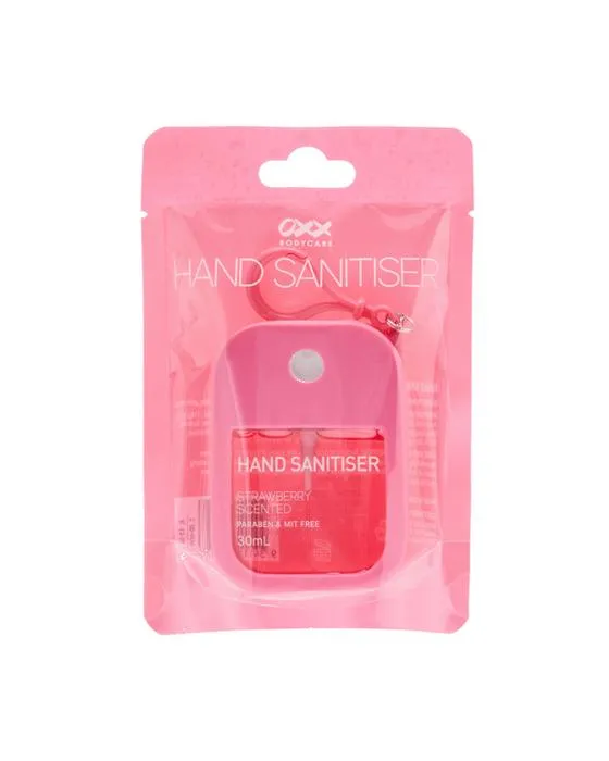 OXX Soins du corps Sanitiser à la main 30ml - Parfumé fraise