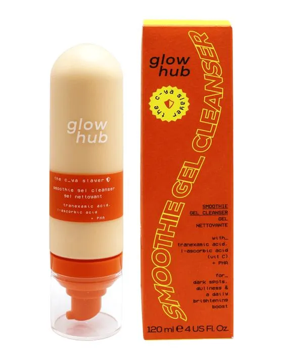 Glow Hub Gel nettoyant Smoothie 120ml - acide tranexamique, acide L-ascorbique et PHA