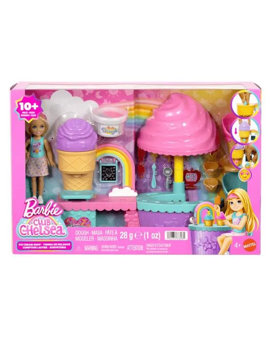 Barbie Club Chelsea Ice Cream Shop Poupée et Accessoires - Multi