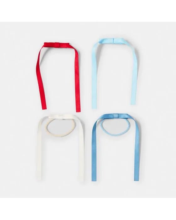 4 Pack de clips et de cravates pour cheveux