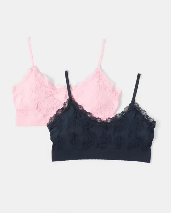 2 Pack sans fil sans couture Florale