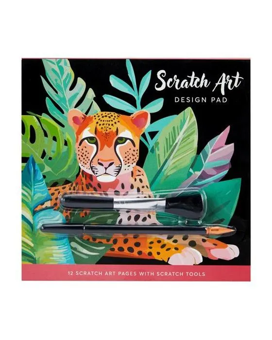 Pad design d'art scratch - Faune