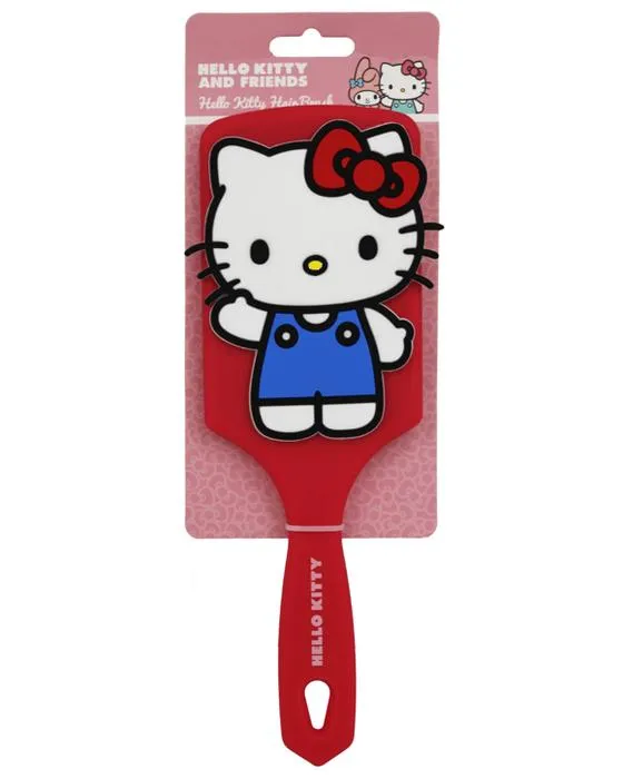 Sanrio Hello Kitty et amis Hello Kitty Brosse pour cheveux - Rouge