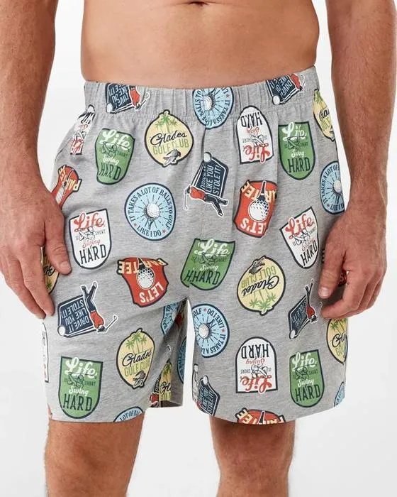 Shorts d'impression tricotés