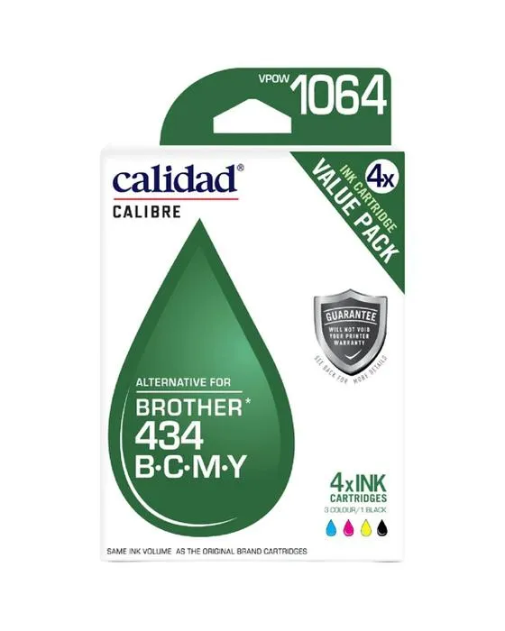 Calidad Brother LC434 4 Pack